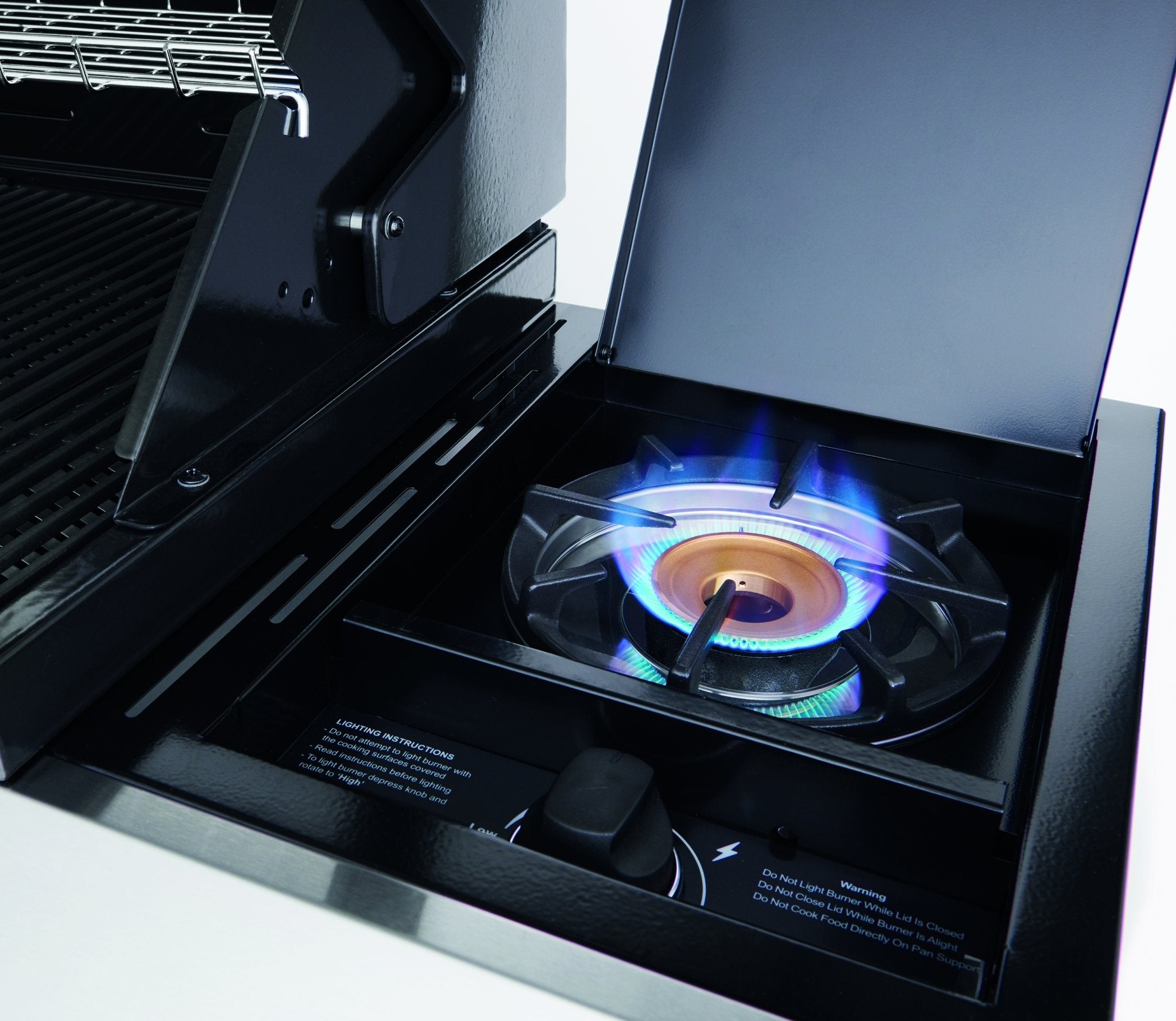 Beefeater 1200S Series - 3 Burner BBQ & Side Burner Trolley - The Outdoor Kitchen Company Ltd