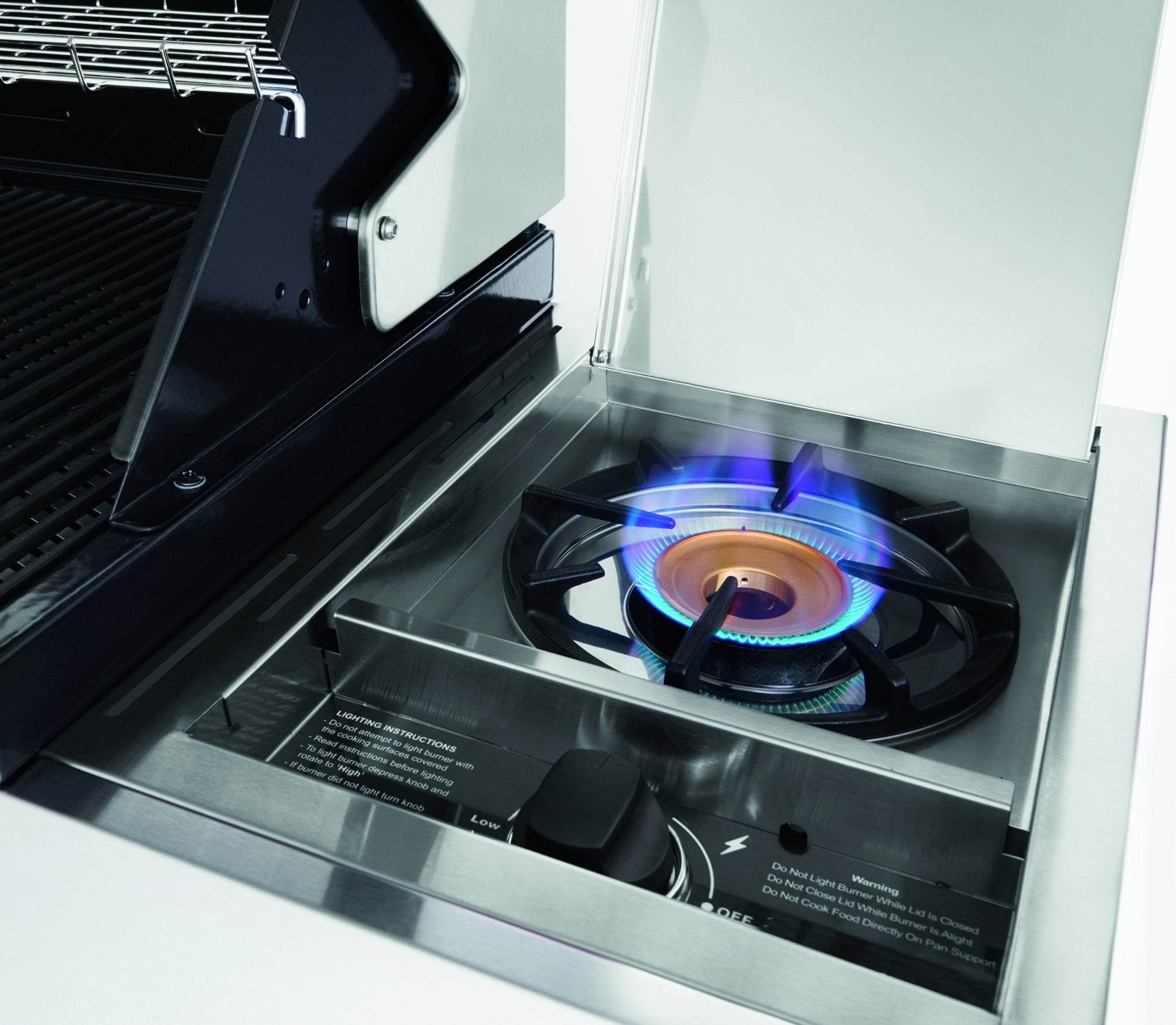 Beefeater 1200S Series - 4 Burner BBQ & Side Burner Trolley - The Outdoor Kitchen Company Ltd