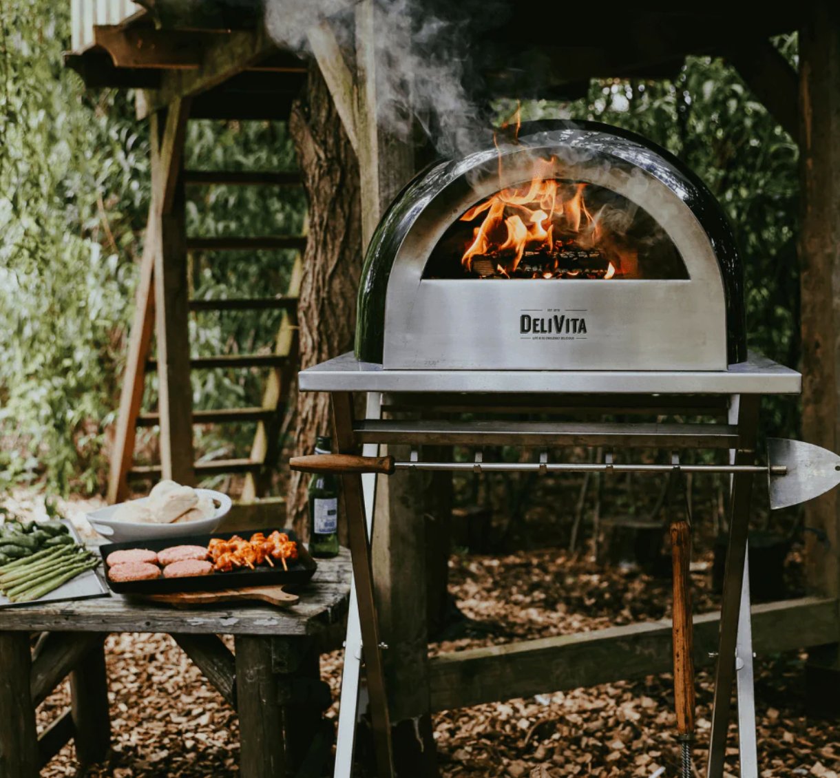 Delivita Wood-Fired Pizza Oven - The Outdoor Kitchen Company Ltd