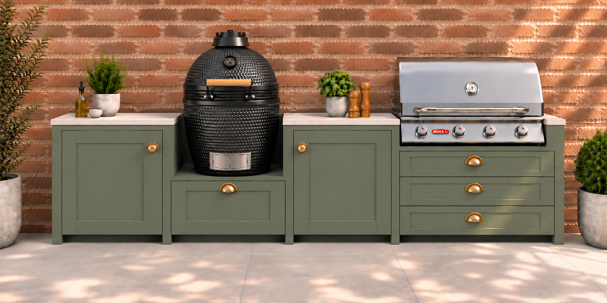 The Ashridge - 3m with with BBQ and Kamado