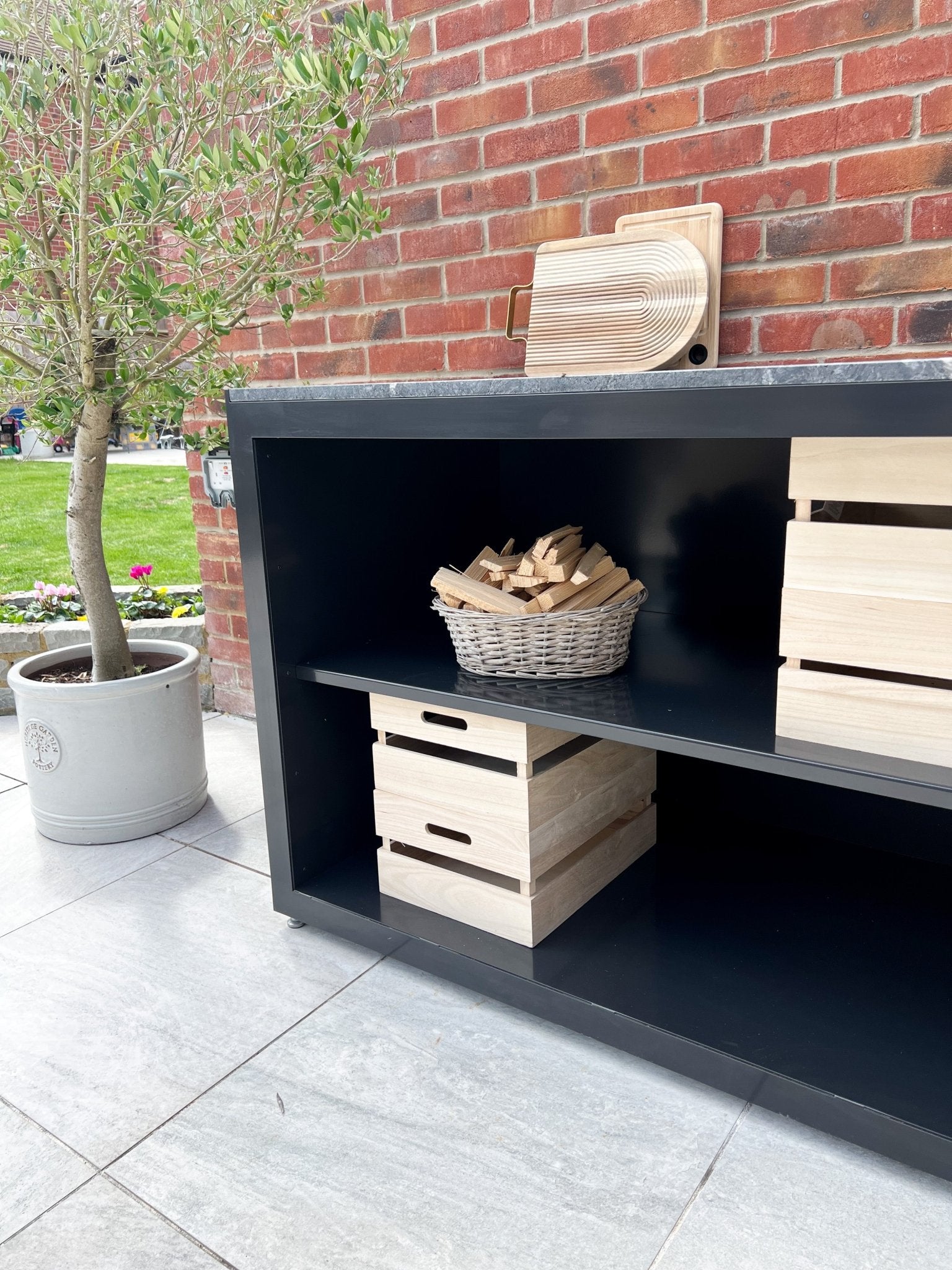 Open Shelves Unit - The Outdoor Kitchen Company Ltd