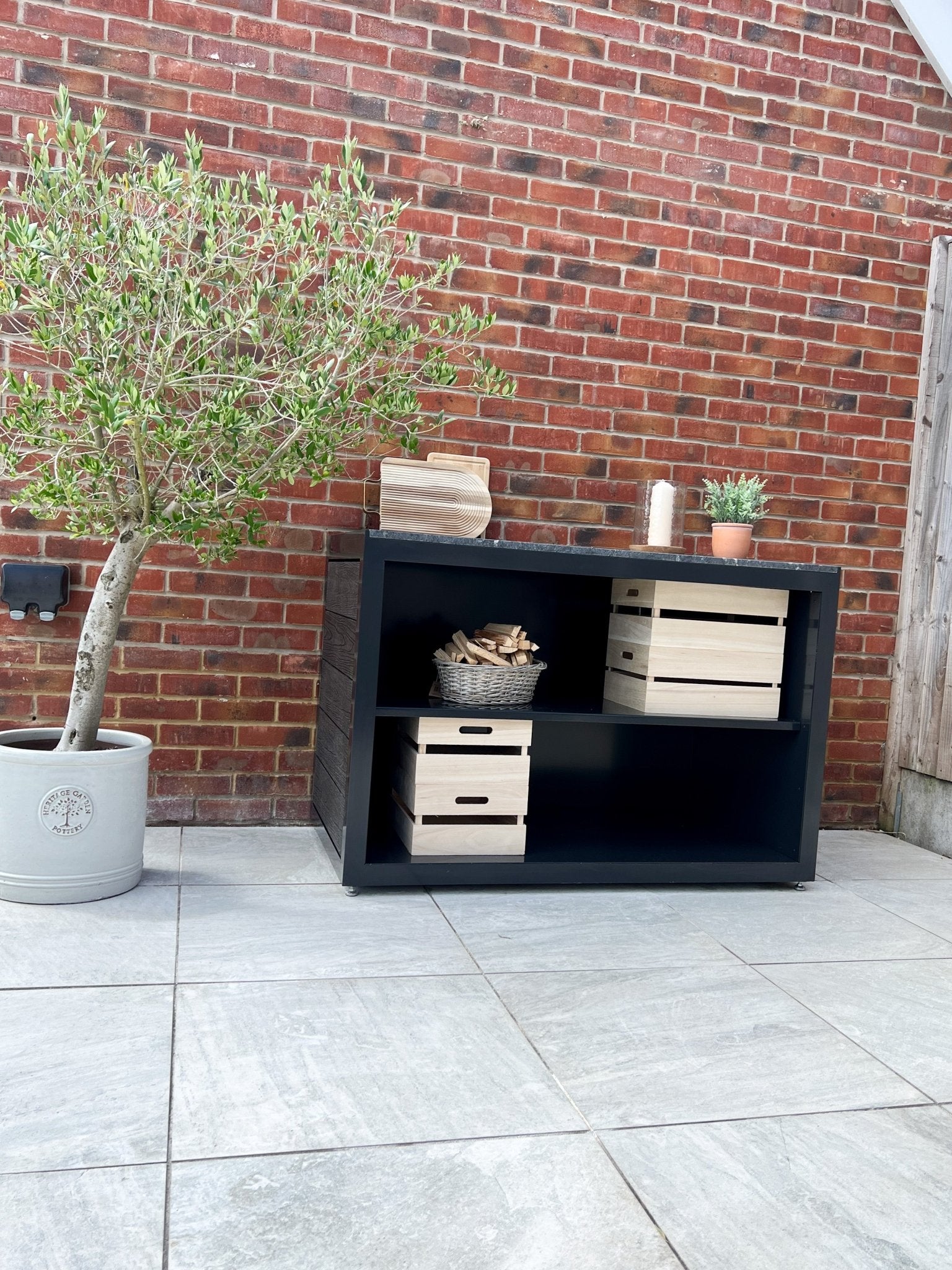 Open Shelves Unit - The Outdoor Kitchen Company Ltd