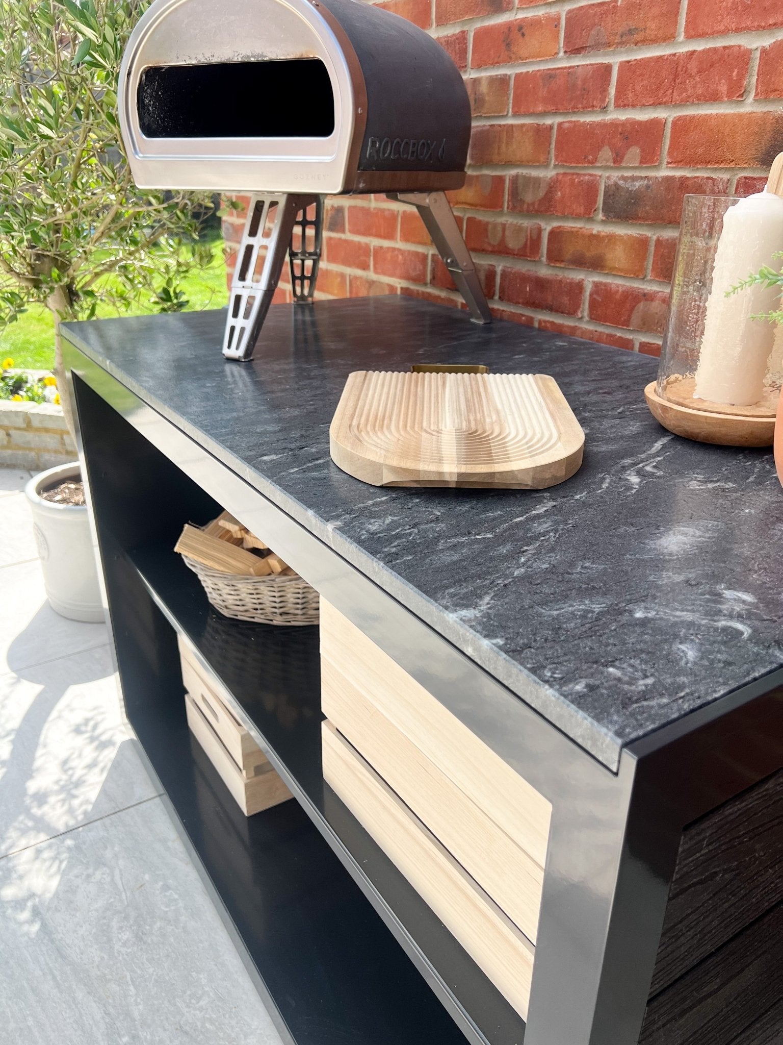 Open Shelves Unit - The Outdoor Kitchen Company Ltd