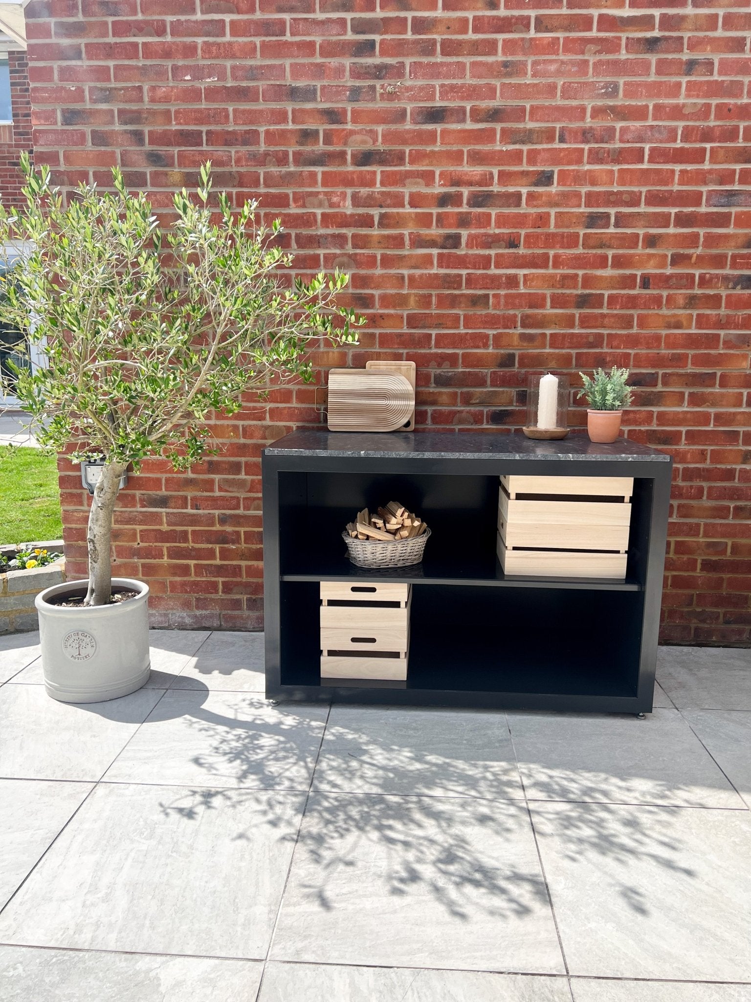 Open Shelves Unit - The Outdoor Kitchen Company Ltd