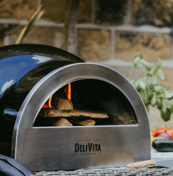 Pizza Stand Unit + Delivita Pizza Oven - The Outdoor Kitchen Company Ltd